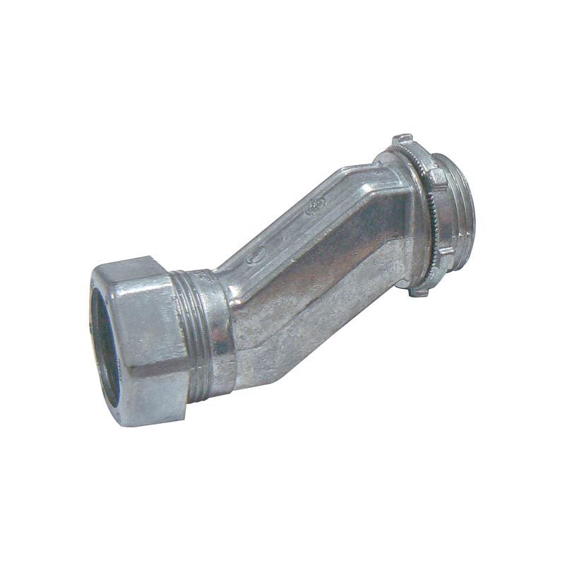 Sigma Engineered Solutions 49707 ProConnex 3/4 in. D Die-Cast Zinc Offset Compression Connector For EMT 1