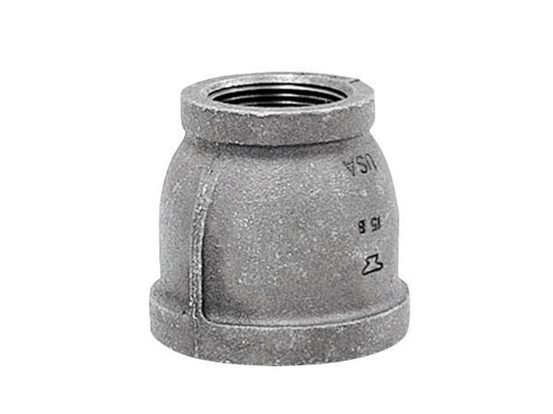 Anvil 8700135703 1-1/2 in. FPT X 1 in. D FPT Galvanized Malleable Iron Reducing Coupling