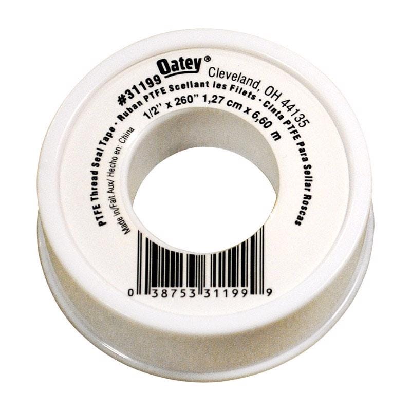 Oatey 31199 White 1/2 in. W X 260 in. L Thread Seal Tape 0.1 oz