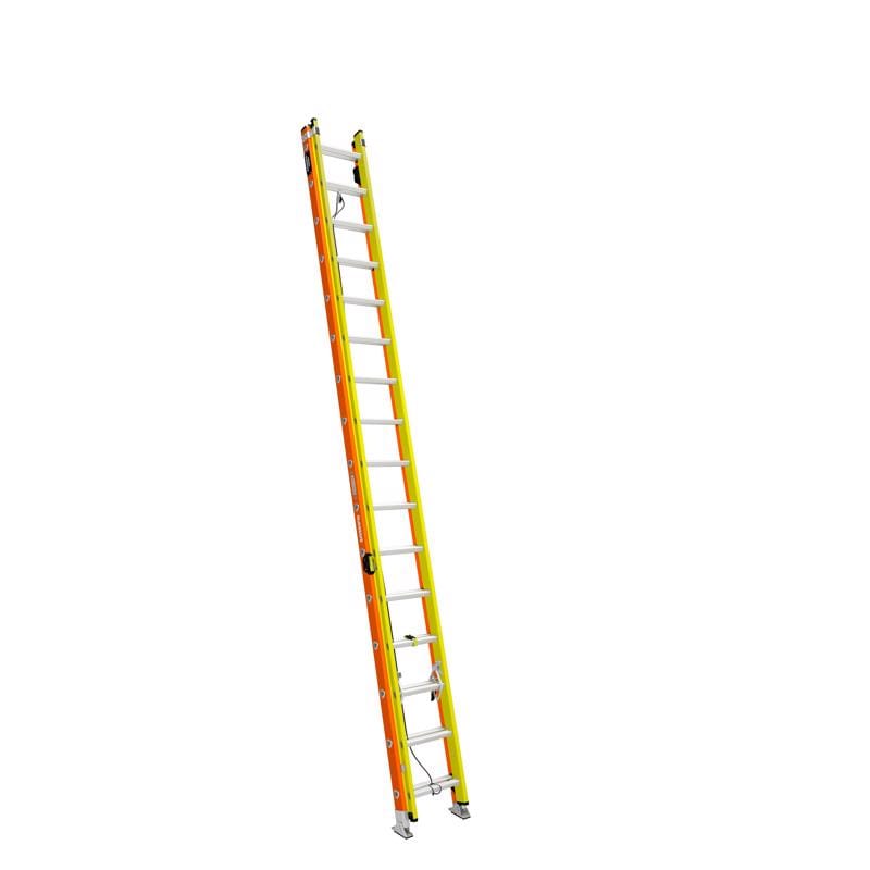Werner T6232-2GS Glidesafe 32 ft. H Fiberglass Extension Ladder Type IA 300 lb. cap.
