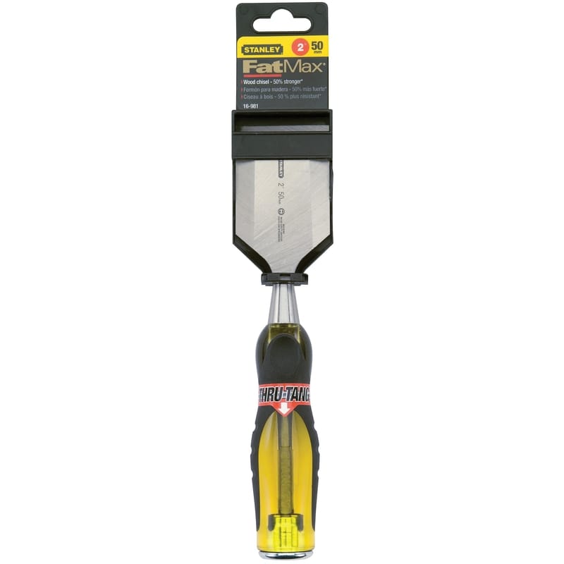 Stanley 16-981 FatMax Thru-Tang 2 in. W Wood Chisel 1 pk