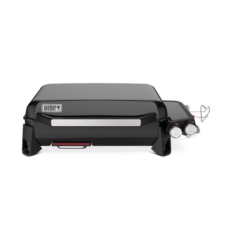 Weber 1500532 Slate 22" Rust-Resistant Table Top 2 Burner Liquid Propane Outdoor Griddle Black
