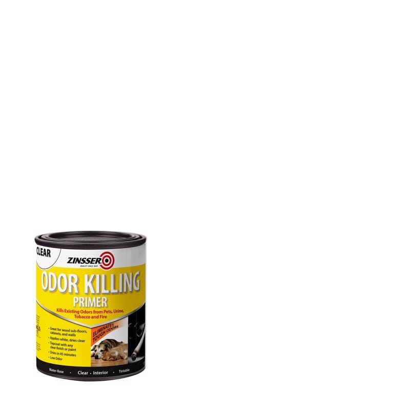 Zinsser 307648 Clear Water-Based Acrylic Odor Killing Primer 1 qt