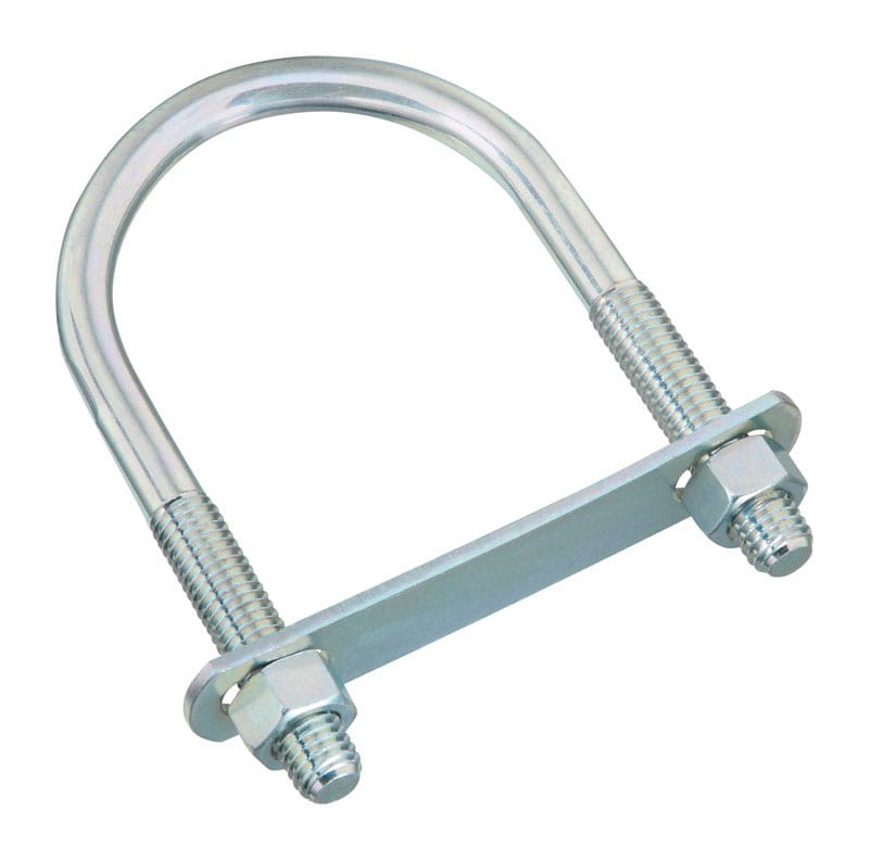 National Hardware N347-807 1/2 in. X 3 in. W X 5-1/2 in. L Coarse Zinc-Plated Steel U-Bolt