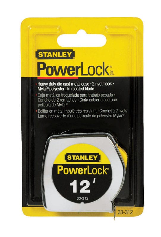 Stanley 33-312 Tape Measur Slv 12'X3/4"