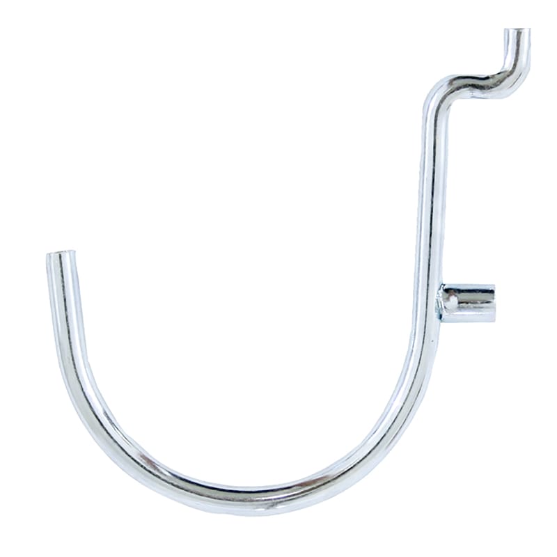 Crawford 18115 Zinc Plated Silver Steel 1.5 in. Peg Hooks 5 pk