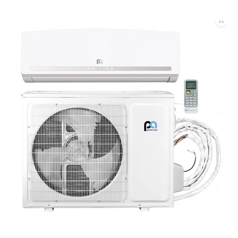 Perfect Aire 4PAMSHQC12BOX 4th Generation 1 Zone 12000 BTU 22 SEER Quick Connect Ductless Mini Split System