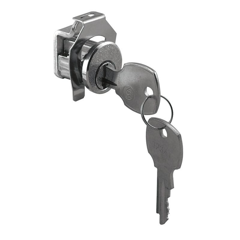 Prime-Line S4315 Brushed Nickel Steel Clockwise Mailbox Lock For Florence 2