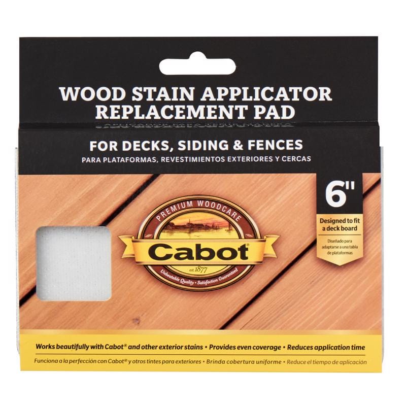 Cabot 140756610 Refill 6 in. W Wood Stain Pad For Decks