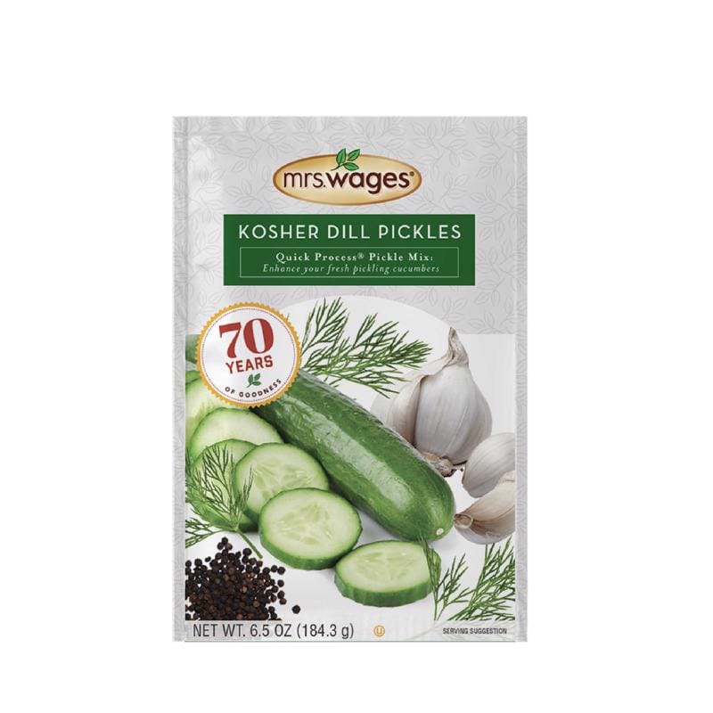 MRS. Wages W622-J7425 Kosher Dill Pickle Mix 6.5 oz 1 pk