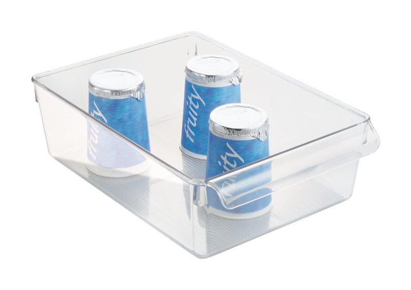 Idesign 69630 Clear Storage Bin 3.5 in. H X 8 in. W X 11.5 in. D Stackable