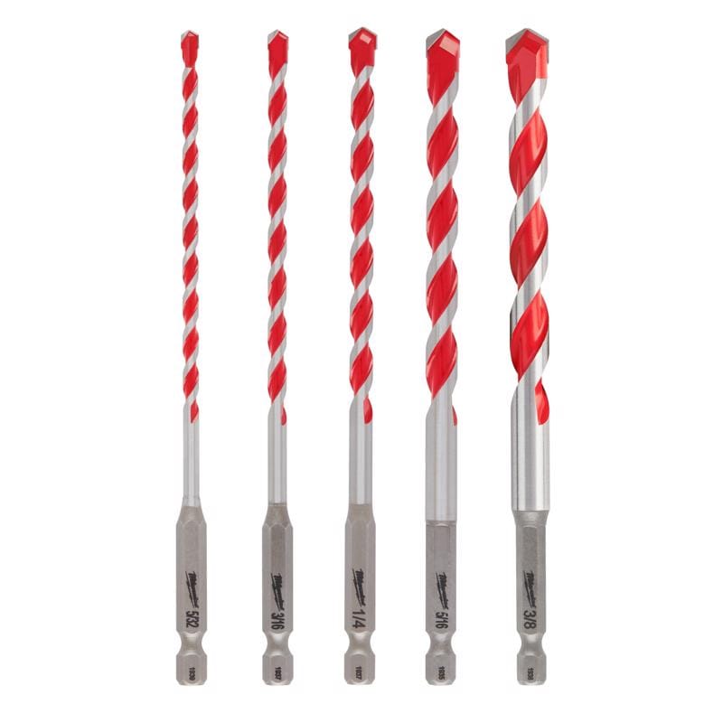 Milwaukee 48-20-9051 Shockwave Hammer Bit Set 6"5 Piece