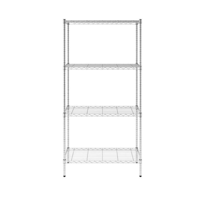 Monsterrax WS-MR361872-Z4L 72 in. H X 36 in. W X 18 in. D Steel 4-Tier Shelving Unit