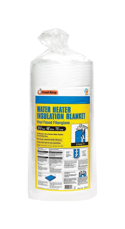 Frost King SP57/11C 48 in. X 75 in. L Fiberglass/Vinyl Water Heater Insulation