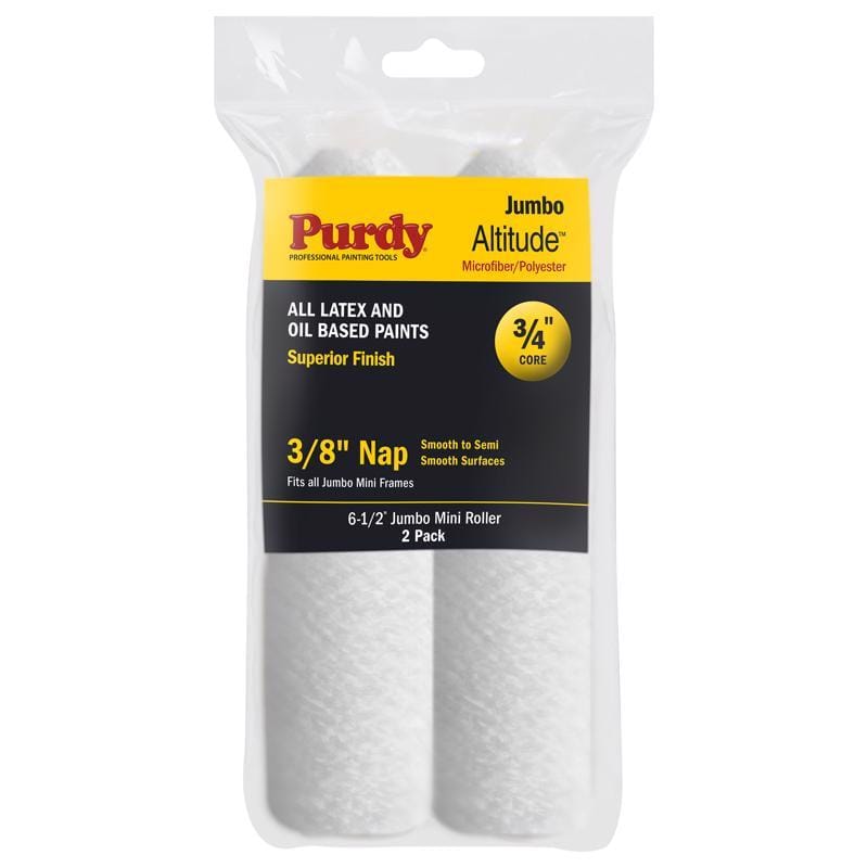 Purdy 14G626072 Altitude Poly Micro 6.5 in. W X 3/8 in. Jumbo Mini Paint Roller Cover 2 pk