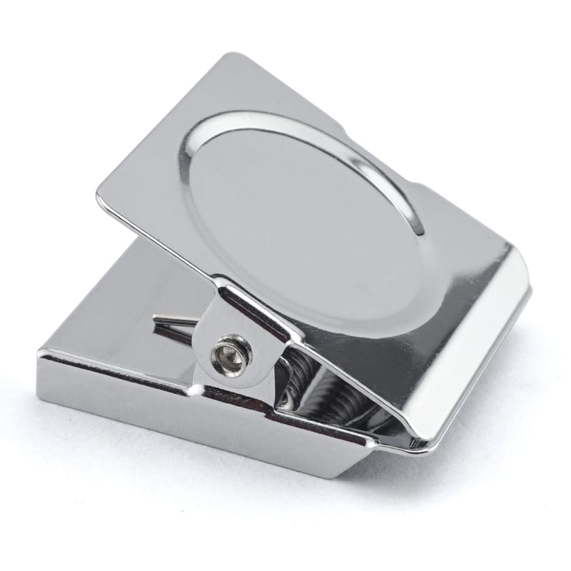 Magnet Source 08018 1.125 in. L X 1.375 in. W Silver Square Magnetic Clips 5 lb. pull 4 pc