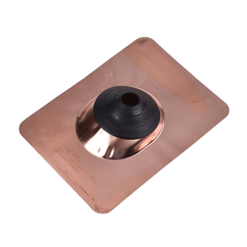 Oatey 12403 All-Flash No-Calk 11 in. W X 14-1/2 in. L Copper Roof Flashing Bronze