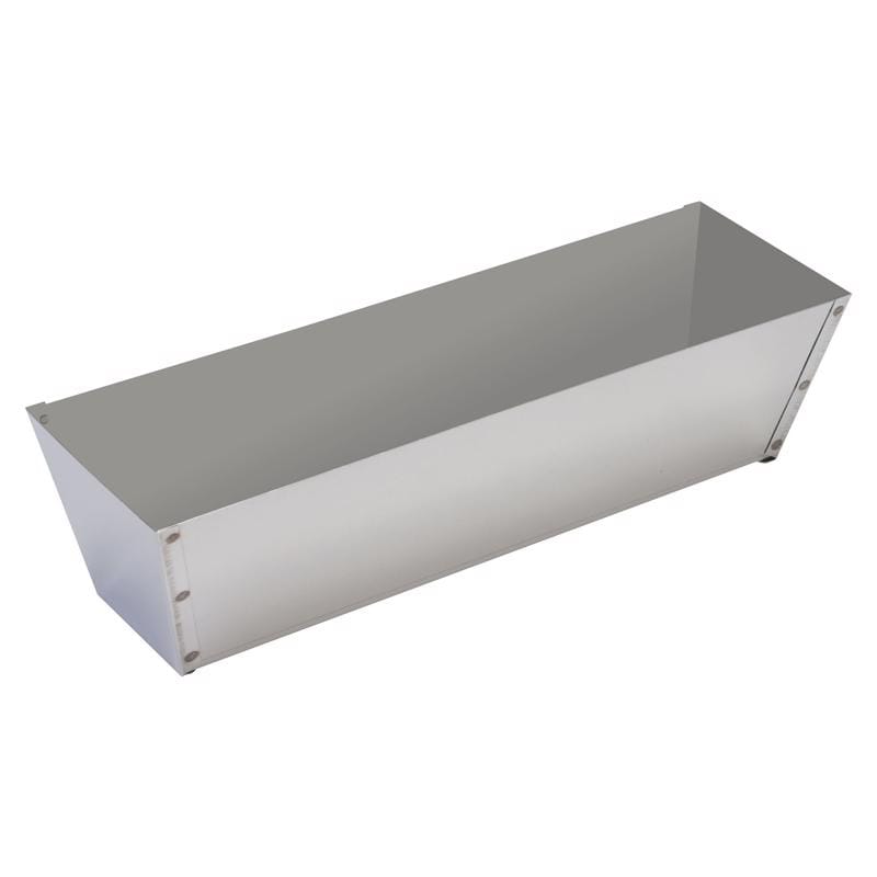 Warner 207 Stainless Steel Mud Pan 3.5 in. H X 4 in. W X 12 in. L