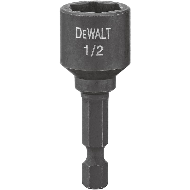 Dewalt DW2230IR Impact Ready 1/2 in. X 1-7/8 in. L Black Oxide Nut Driver 1 pc