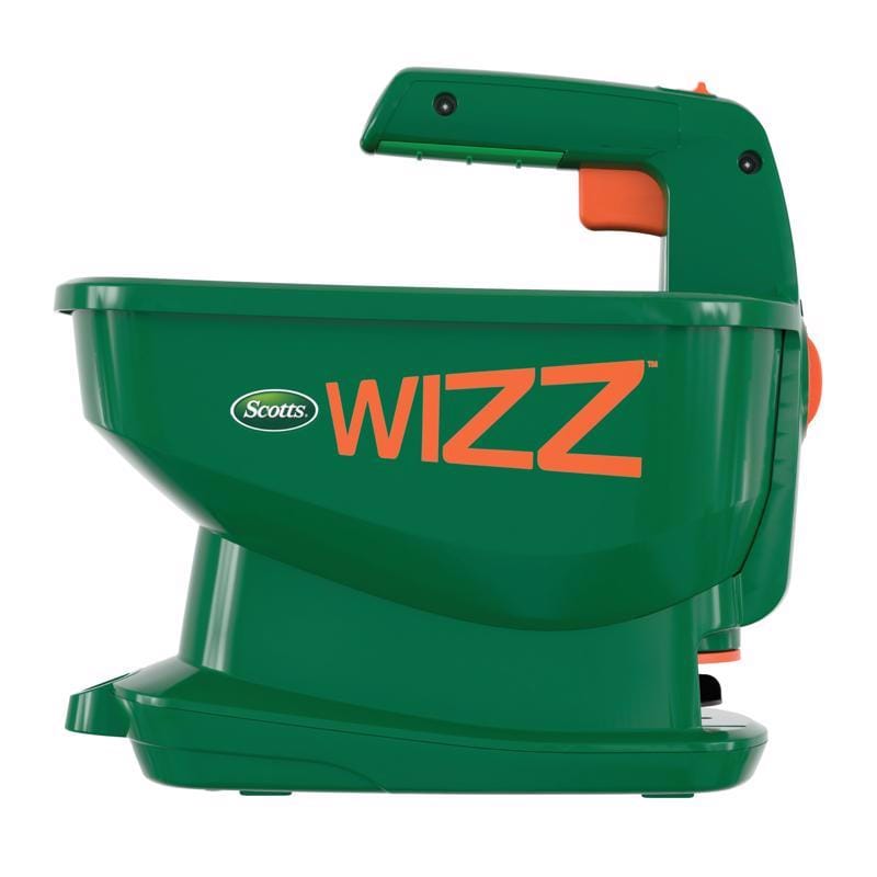 Scotts 71141C Wizz 60 in. W Handheld Spreader For Fertilizer/Ice Melt/Seed 4 lb