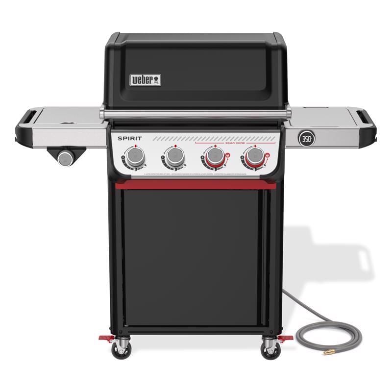 Weber 1500787 Spirit EP-435 4 Burner Natural Gas Digital Thermometer Grill Black