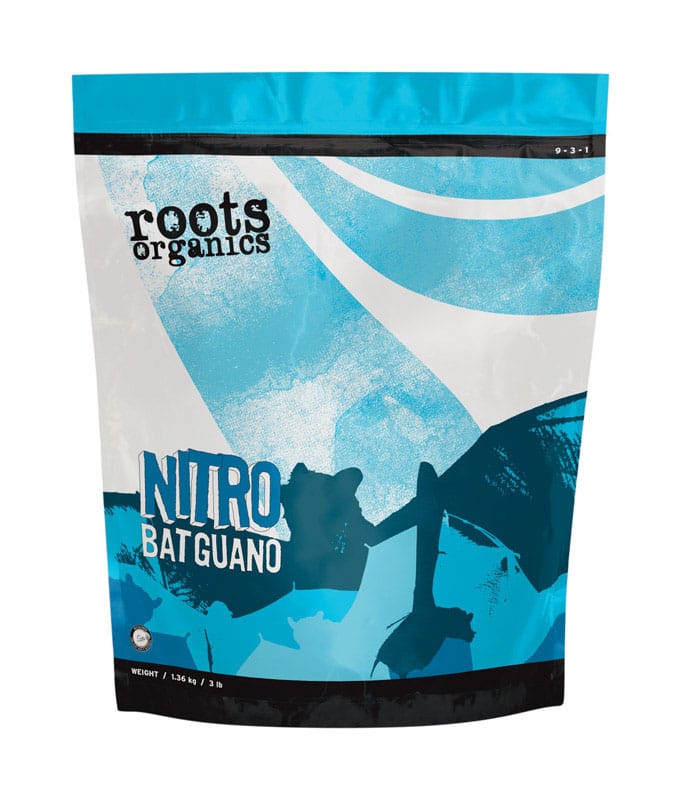 Roots Organics RONB3 Nitro Bat Guano Organic Powder Plant Food 3 lb