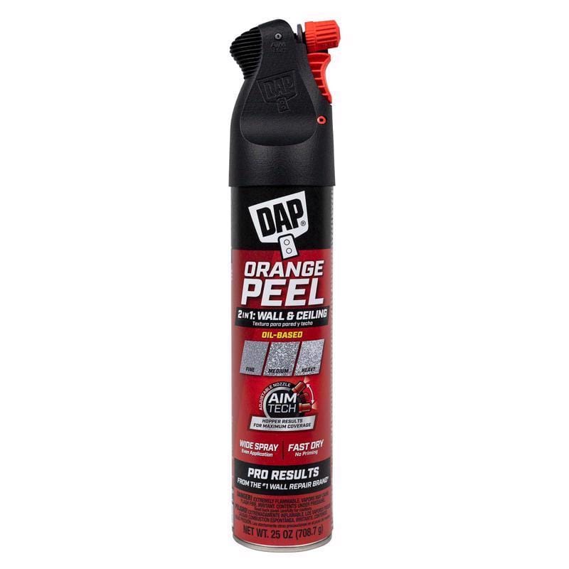 Dap 7079850006 White Oil-Based Orange Peel Spray Texture 25 oz