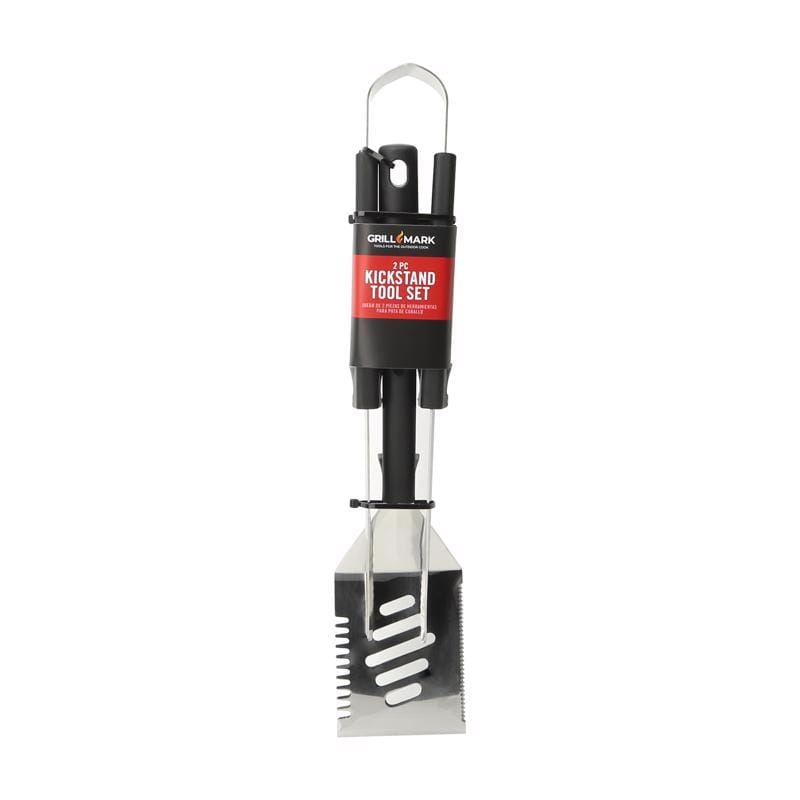 Grill Mark 00122ACE Stainless Steel Black/Silver Grill Tool Set 2 pc