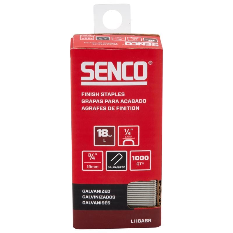 Senco L11BABR Fnsh Stpls 3/4" 1000Pk
