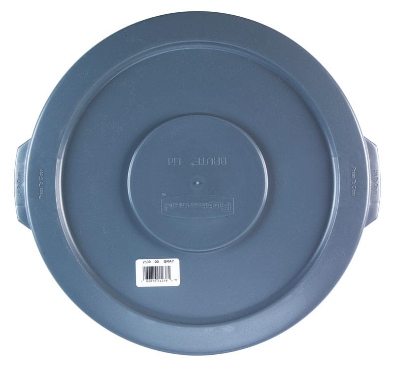 Rubbermaid FG260900GRAY Brute Plastic 10 gal Garbage Can Lid