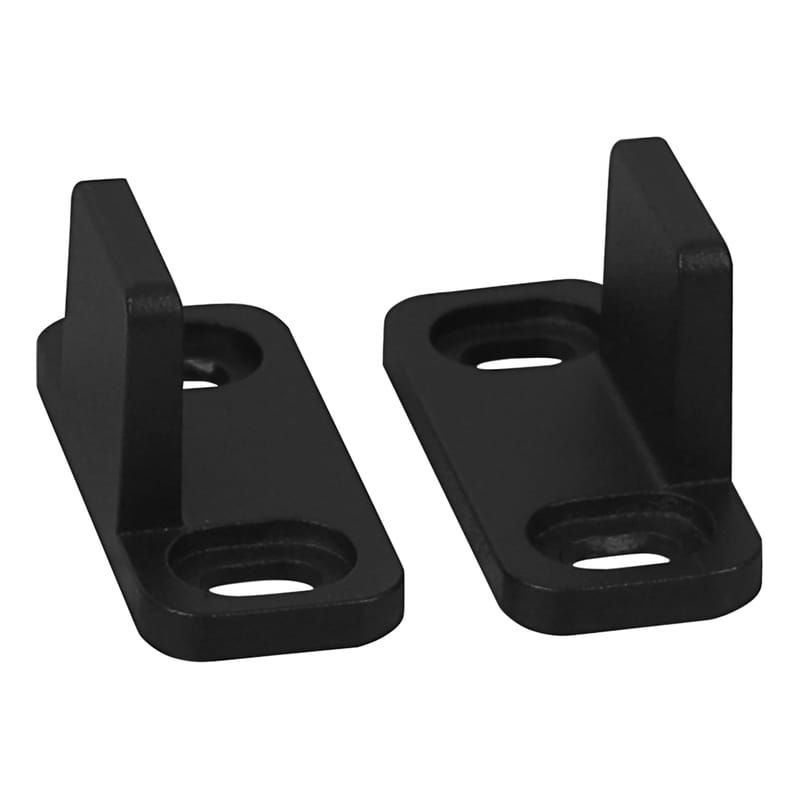 National Hardware N700-114 1-3/4 in. L Matte Black Aluminum Double Floor Guide 1 pc