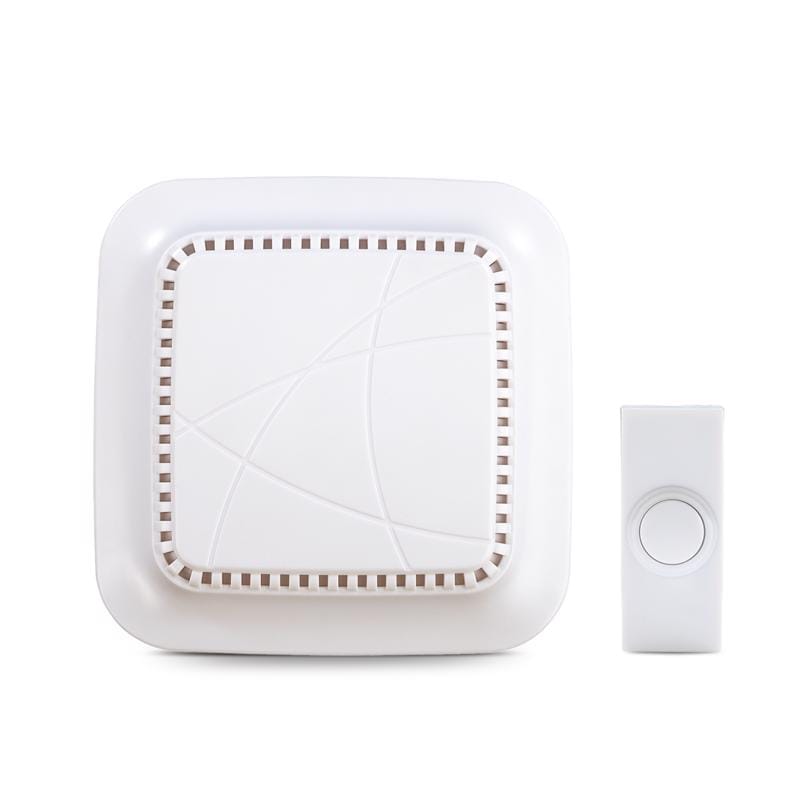 Heath Zenith 18000120 White Plastic Wireless Door Chime Kit