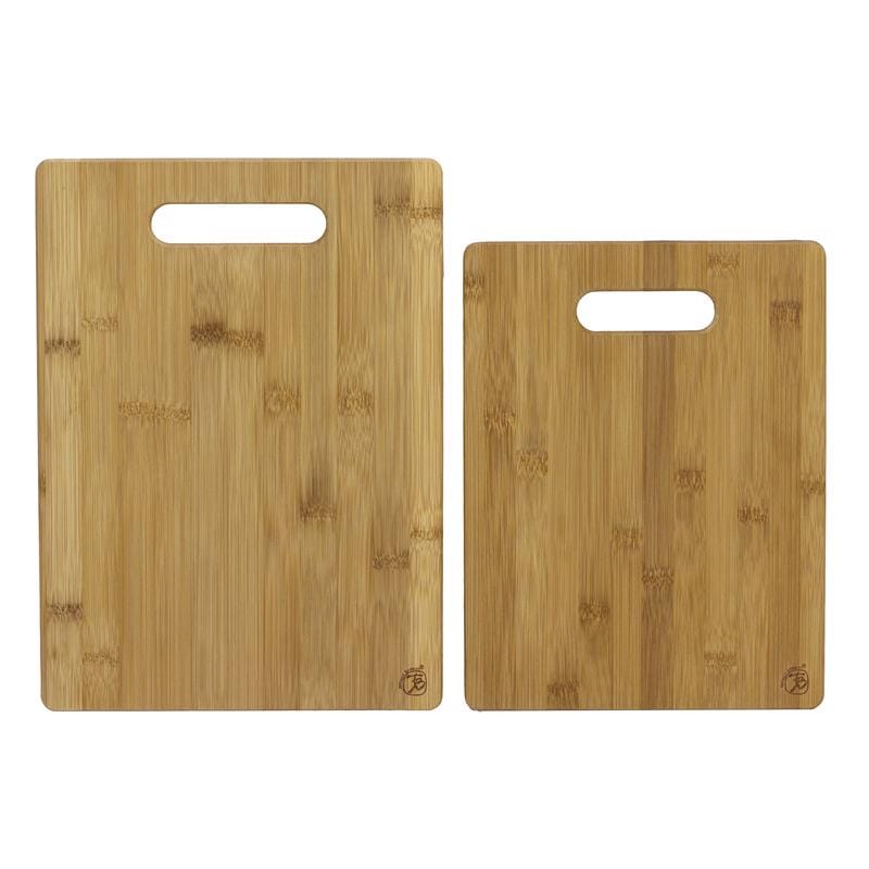 Totally Bamboo 20-2038 13 in. L X 9.5 in. W X 0.38 in. Bamboo Cutting Board Set