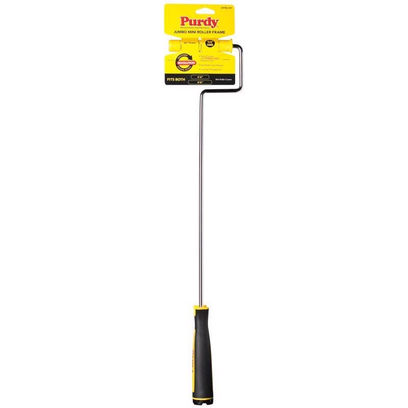 Purdy 14A770024 Revolution 4.5 in. W Jumbo Mini Paint Roller Frame Threaded End