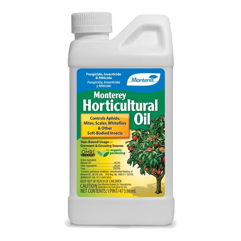 Monterey LG 6286 Horticultural Oil Organic Insect Killer Liquid Concentrate 1 pt