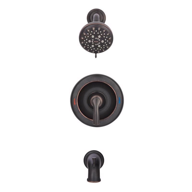 Moen 82537BRB HIlliard 1-Handle Bronze Tub and Shower Faucet