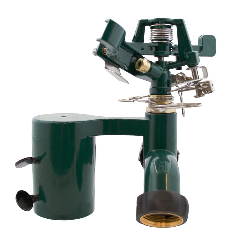 Orbit 27793 Metal T-Post Base Impact Sprinkler 1 pk