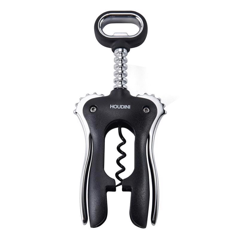 Houdini H1-012901T Black Stainless Steel Wing Corkscrew