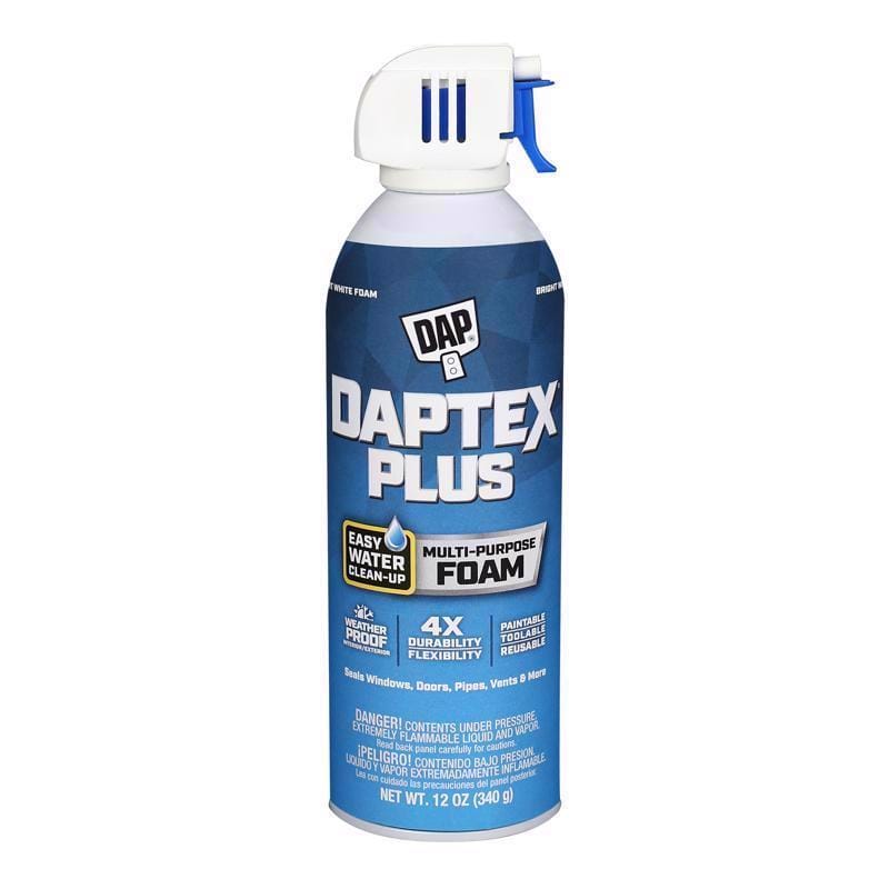 Dap 7079818836 Daptex Plus White Foam Foam Foam Sealant 12 oz