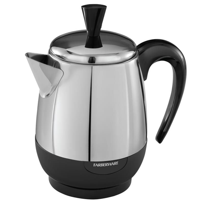 Farberware FCP240 4 cups Black/Silver Percolator