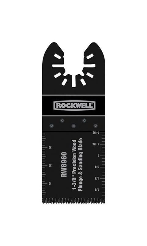 Rockwell RW8960 1.375 in. L High Speed Steel Plunge and Sanding Oscillating Blade 1 pk