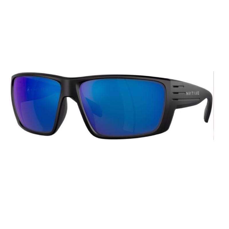Native 0XD901490140866 Griz Sunglasses Unisex Matte Black Frame Blue Lens Polarized Blue Light Blocking
