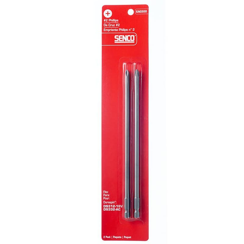 Senco EA0300 Phillips #2 X 7-1/2 in. L Replacement Bit Steel 2 pk