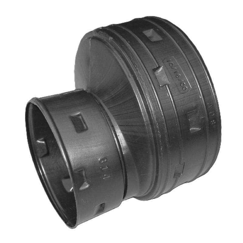 Advanced Drainage Systems 0614AA 6 in. Snap X 4 in. D Snap Polyethylene 5-1/2 in. Reducing Coupler 1 pk