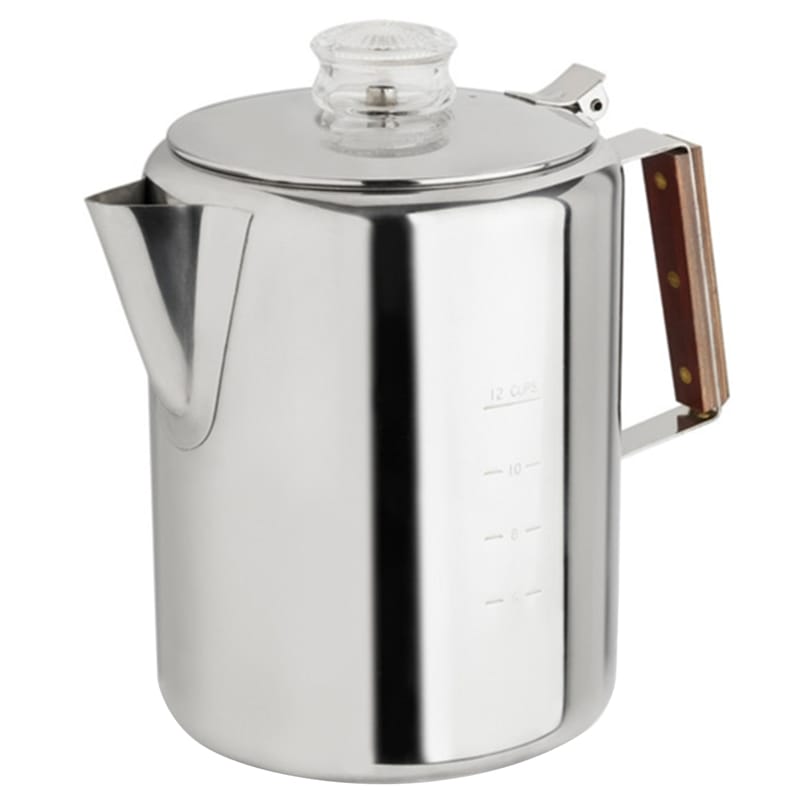 Fitz-All 55705 Rapid Brew 12 cups Silver Stovetop Percolator