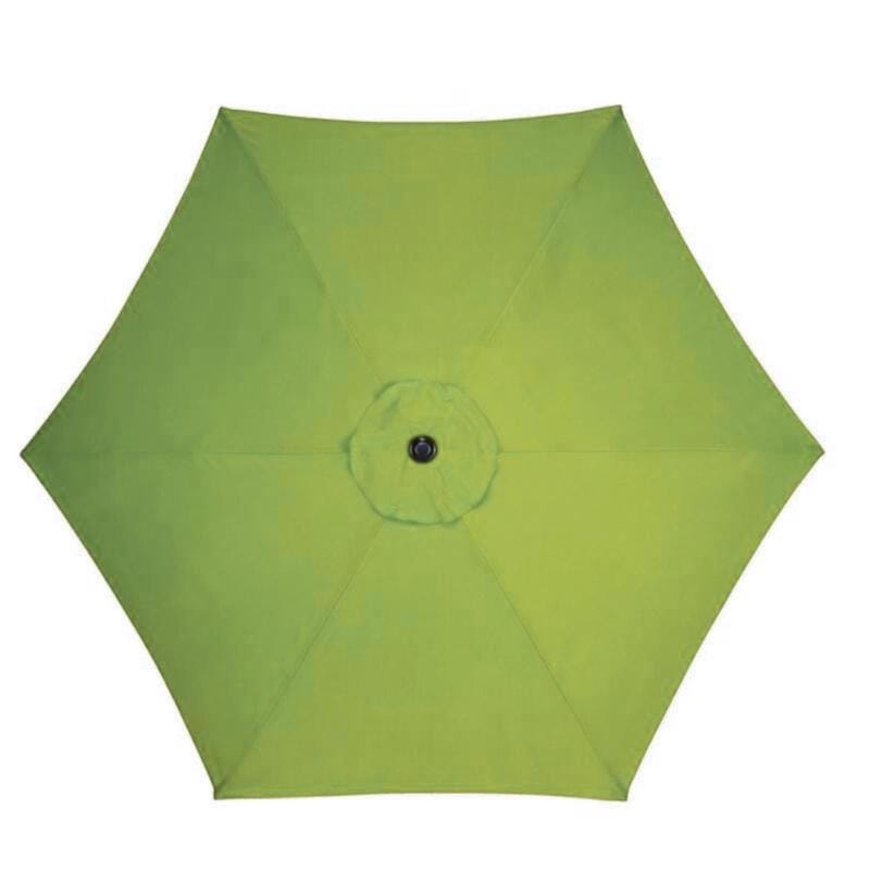 Living Accents YQ101BK-SGR 9 ft. Tiltable Spring Green Market Umbrella