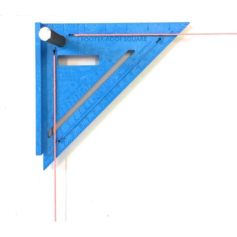 Easy Square Footer & Roof Square 032929 7 in. L X .5 in. H Polystyrene Carpenter Square