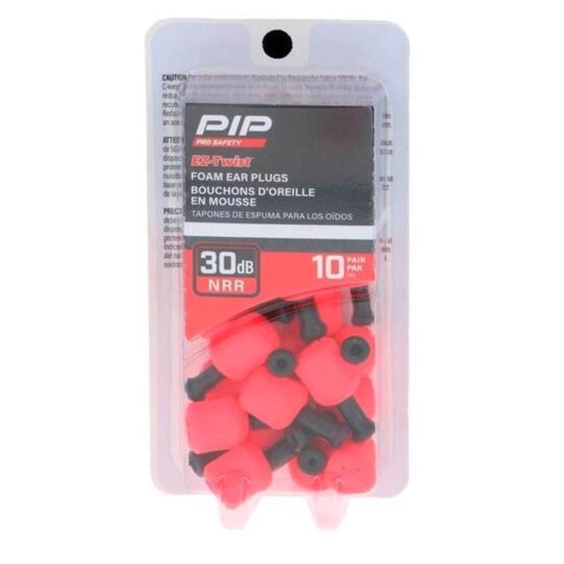 Ez-Twist PRO92346-10P Disposable Ear Plugs Red 10 pc
