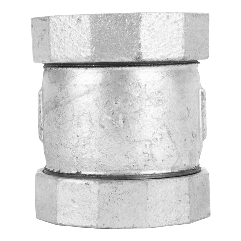 STZ Industries 311CCL-2 2 in. Compression X 2 in. D Compression Galvanized Malleable Iron 3 in. L Coupling