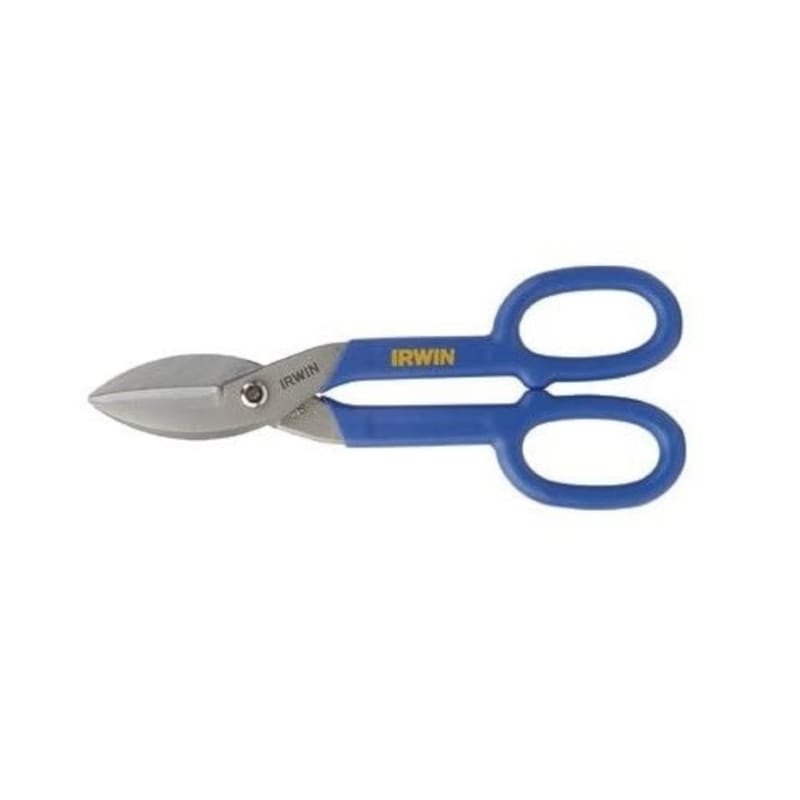 Irwin 22007 7 in. Steel Flat Blade Tinner Snips 24 Ga. 1 pk